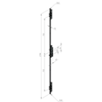 INGENIOUS 1009 Lever Operated Latch & Hookbolt - 4 Hook
