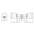 EVVA AirKey Euro Double Proximity - Proximity Cylinder