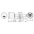 EVVA AirKey Euro Double Proximity - Key EPS Cylinder