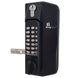 BORG LOCKS BL3100 ECP Knob Operated Marine Grade Metal Gate Single Digital Lock