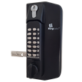 BORG LOCKS BL3100 ECP Knob Operated Marine Grade Metal Gate Single Digital Lock