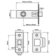 ASEC Vital Tubular Latch