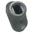 Asec Round Faced Bullet Lock Housing