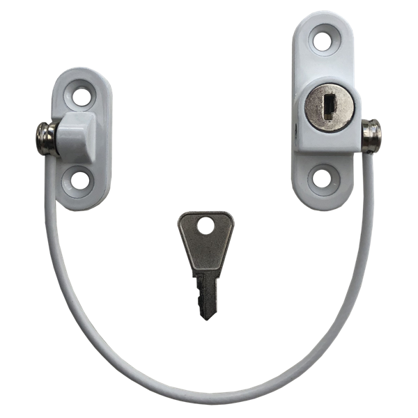 ASEC VITAL 200mm x 3mm Lockable Cable Window Restrictor