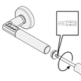 ASSA ABLOY 8821 Codehandle Door Battery Cover