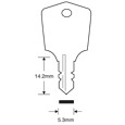 ASEC TS7539 Premier Window Key
