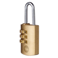 YALE Y150B Brass Open Shackle Combination Padlock