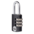 YALE YE3CB Aluminium Open Shackle Combination Padlock