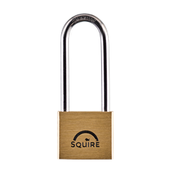 SQUIRE Lion Marine Grade Brass Long Shackle Padlock KA