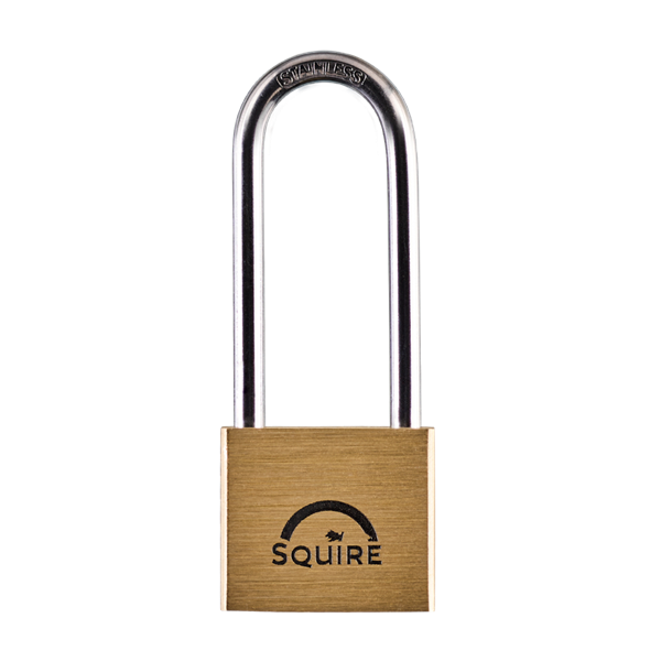 SQUIRE Lion Marine Grade Brass Long Shackle Padlock KA