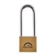 SQUIRE Lion Brass Long Shackle Padlock with Stainless Steel Shackle