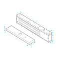 ICS U-Series 12/24VDC Mini Surface Magnet