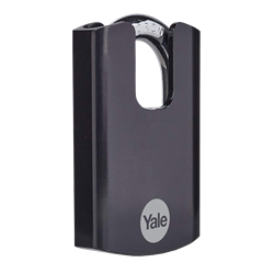 YALE Maximum Security Hardened Steel Closed Shackle Padlock