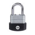 YALE Y125B High Security Laminated Steel Open Shackle Padlock