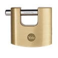 YALE 114B Brass Shutter Padlock