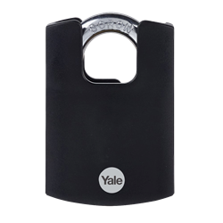 YALE Y121B Closed Shackle Brass Padlock