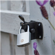 YALE Y120B Brass Padlock With Chrome Finish