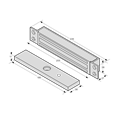 ASEC Mini Mortice Magnet - Monitored
