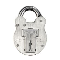 SQUIRE 555 Stainless Steel Old English Marine Padlock