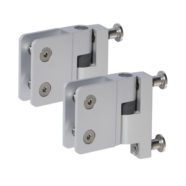 ASEC Cubicle U Bracket Gravity Hinges (1 Pair) To Suit 13mm Board