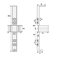 ABUS FLS580 Wall Bracket Holder For Fire Extinguisher