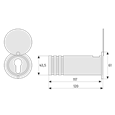 ABUS 728 & 729 Euro Cylinder Tubular Key Garage