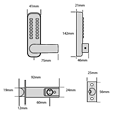 BORG LOCKS BL4441 MG Pro Marine Grade Double Sided Mortice Latch