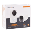 AMALOCK DB711/DB721 Wireless Doorbell & Chime Kit With 1 x CAM400 Camera, Battery Charger And Rechargeable Batteries