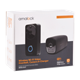 AMALOCK DB711/DB721 Wireless Doorbell & Chime Kit With 1 x CAM400 Camera, Battery Charger And Rechargeable Batteries