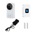 AMALOCK DB601 Wireless Doorbell & Chime Kit With Battery Charger And Rechargeable Batteries