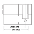 CAVEO TS007 3* Half Euro Dimple Cylinder