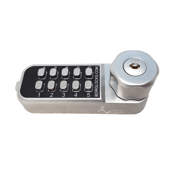 BORG LOCKS BL1716 Horizontal Mini Cabinet Lock Easicode Pro c/w Cam And Key Override