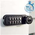 BORG LOCKS BL1716 Horizontal Mini Cabinet Lock Easicode Pro c/w Cam And Key Override
