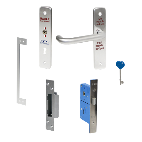 N&C Phlexicare Genuine RADAR Lockset SAA