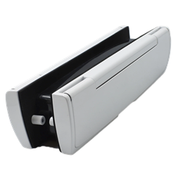 HOPPE Arrone Suited 310mm Letter Plate With Sprung Sleeve AR708A