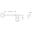 ASEC Pre-Cut FB2 Key To Suit Marsden Fire Brigade Locks