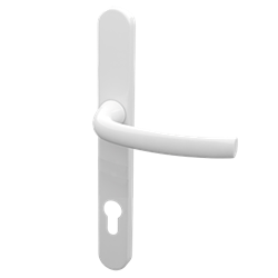 HOPPE Arrone Suited Lever/Lever Handle 240mm Backplate With 92mm Centres AR7550/3492