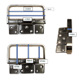 CENTOR Straight Single Hinge Outward Opening With Handle For E3 Bi-Fold System
