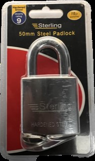 Sterling 50mm Steel Padlock