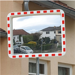 VIEW-MINDER Traffic Mirror Rectangle