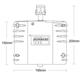 FIRECO Dorgard DG2000 Door Hold Open Device C/W Standard Flat Floorplate