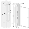 LOCINOX SHKW Timber keep To Suit H-Wood Insert Lock