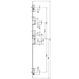WINKHAUS AV4-F Heritage 2070 Auto Locking Latch 2 Hooks 20mm Radius 1770mm Length