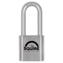 SQUIRE ST50S/2.5 Stainless Steel Stronghold Padlock Long Shackle