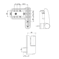 MILA Ideal Flag Hinge 85mm