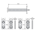 ASTRA DOOR AST4003 Narrow Door Closer Size 3