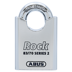 ABUS 83CS/70 Rock Series 2 Closed Shackle Steel Padlock Body Only Without Cylinder