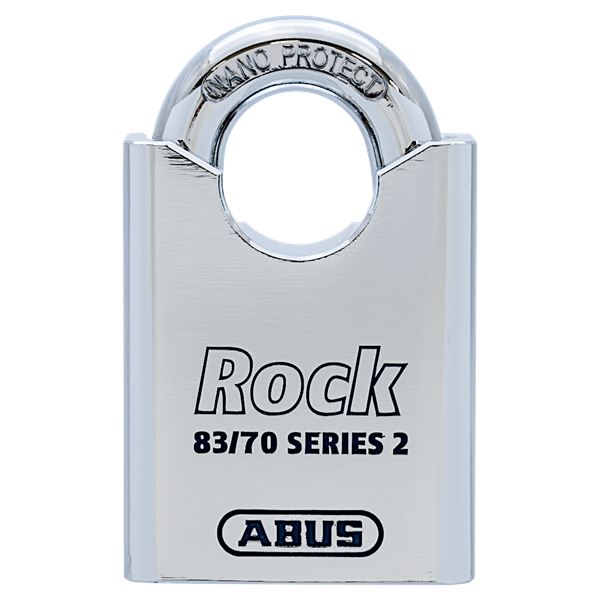 ABUS 83CS/70 Rock Series 2 Closed Shackle Steel Padlock Body Only Without Cylinder