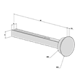 LOCINOX 90mm Half Shaft Spindle