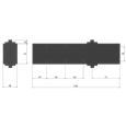 ASEC Architectural Size 2-5 Door Closer With Backcheck & Delayed Action CE/UKCA FD120 C/W Cover & Arm